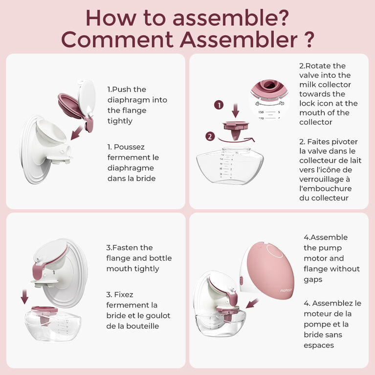 Momcozy M9 Wearable Breast Pump with App